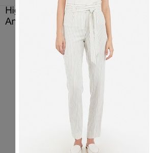 EXPRESS Paperbag waist pants